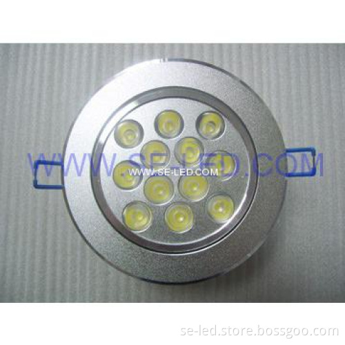 high lumen round 12w high power led ceiling lighting